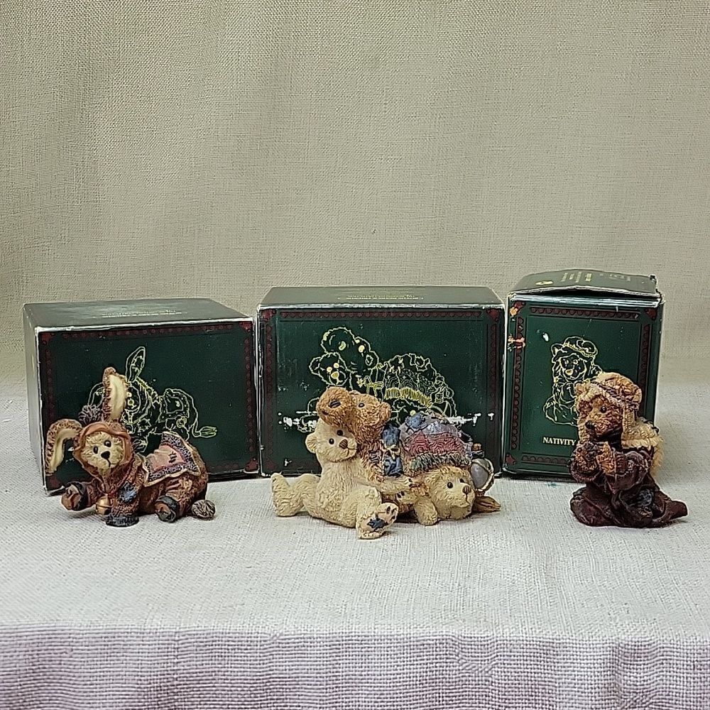 Boyds‎ Bears and Friends Nativity Series #2 and #3 figures